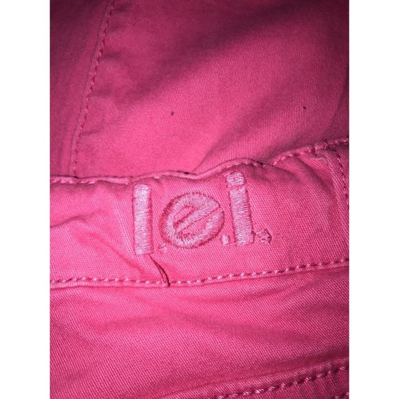 L E I Jeans Girls 10 Kate Low Rise Skinny Pink Stretch Waist - Picture 5 of 7